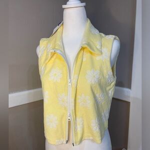 New with Tags Yllw the label Oops a daisy zip vest XL Vest NWT